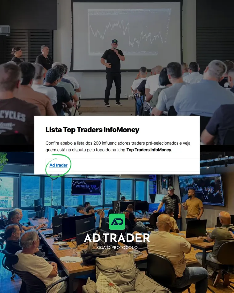AD Trader na lista dos 200 traders pr&eacute;-selecionados pela InfoMoney