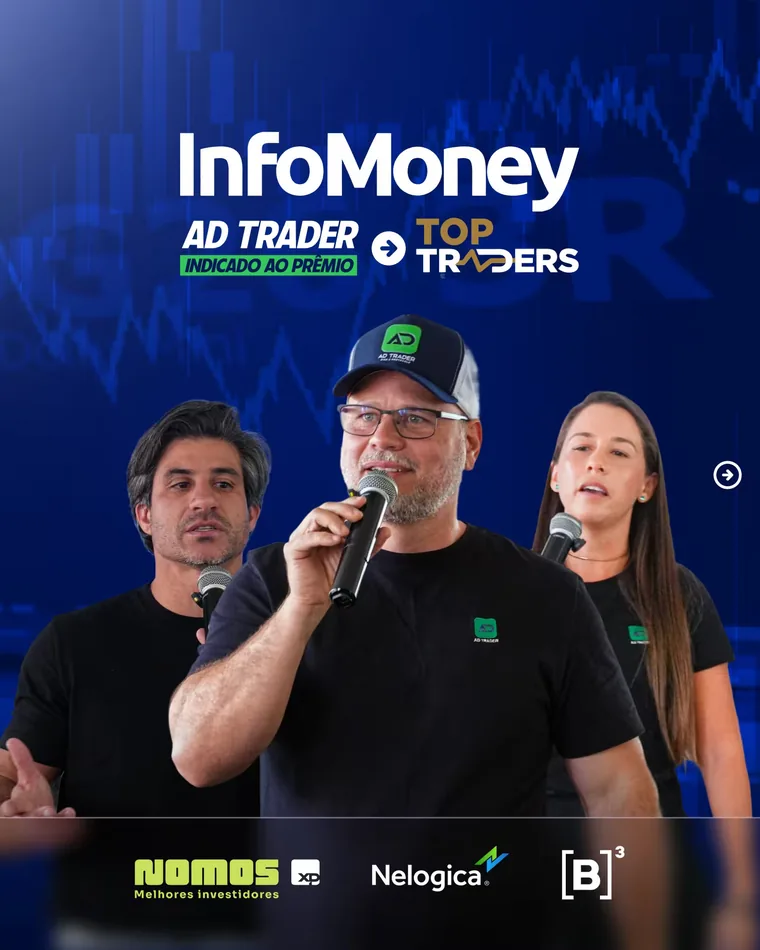 AD Trader indicada ao pr&ecirc;mio Top Traders da InfoMoney